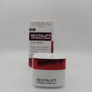 L'Oreal Revitalift Eye Cream - White & Red Accent
